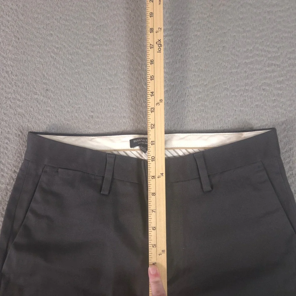Banana Republic Pants Mens 30x30 Charcoal Fulton Skinny Rapid Movement Chino